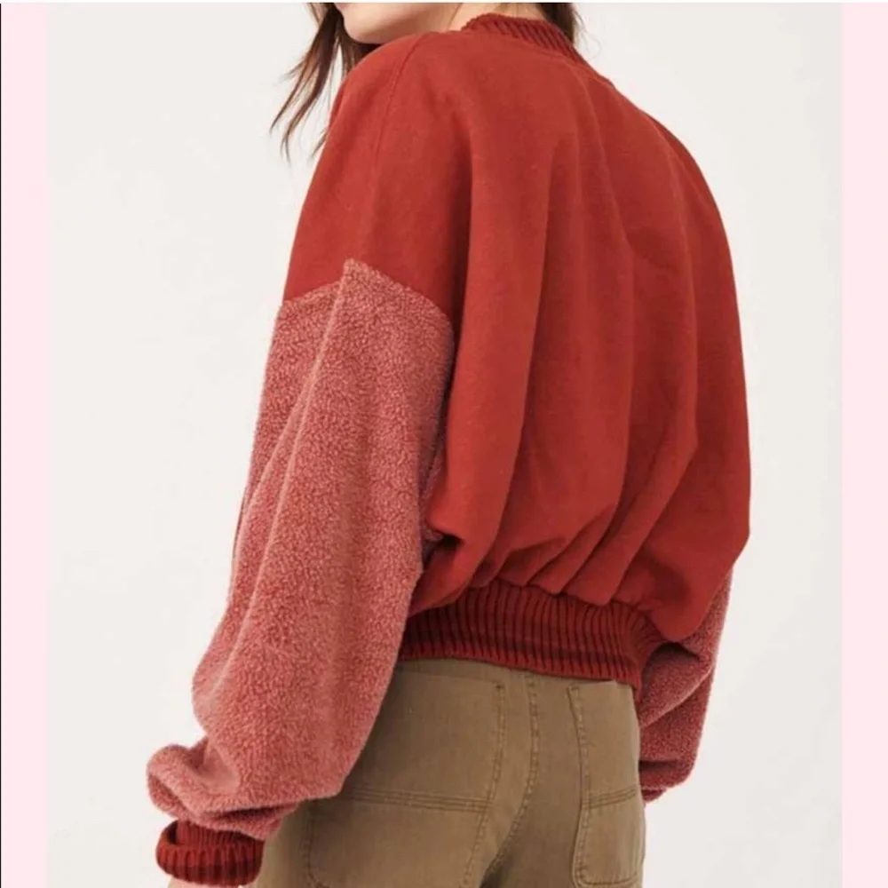 Free People Hollaback Jacket in Spiced Brandy L - Picture 4 of 10